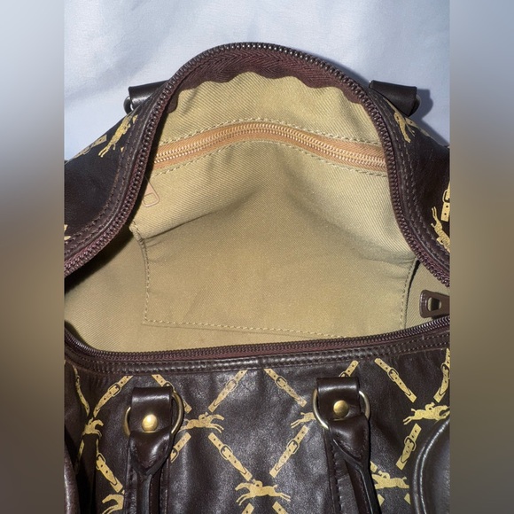 ✨Rare Vintage Longchamp Horsebit Leather Boston Bag✨ - Picture 14 of 16